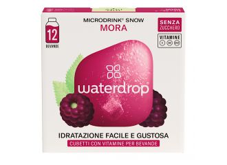 Waterdrop microdrink mora 12 cubetti 2 g