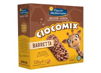 Piaceri mediterranei ciocomix barretta 6 pezzi da 20 g
