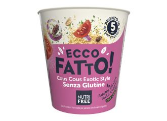 Nutrifree ecco fatto cous cous exotic style 70 g