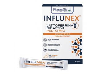 Influnex lattoferrina bioattiva pediatric 15 stick