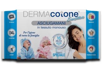 Dermacotone sensitive asciugamani speciale 80x40 cm 16 pezzi