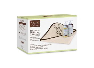 Fiocchi di riso cofanetto bagnetto crema fluida corpo 240 ml + detergente corpo e capelli talco 400 ml