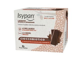 Isypan cioccobiotico fondente 8 pezzi