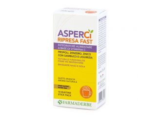 Asper ci ripresa fast 10 bustine 5 g