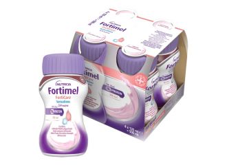 Fortimel forticare sensation 2,4 kcal/ml lampone rinfrescante 4 pezzi da 125 ml