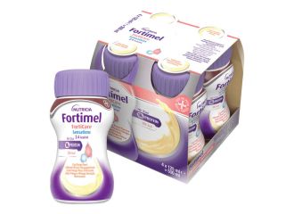 Fortimel forticare sensation 2,4 kcal/ml pesca/mango rinfrescante 4 pezzi da 125 ml