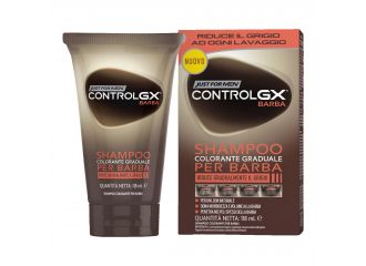 Just for men control gx barba shampoo colorante graduale 118 ml