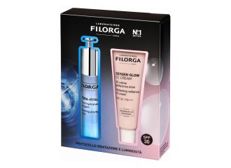 Filorga coffret hydra hyal serum 30 ml + oxygen glow cc cream 40 ml
