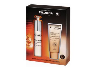 Filorga coffret hydra aox serum 30 ml + uv cellular protection spf50+ 40 ml