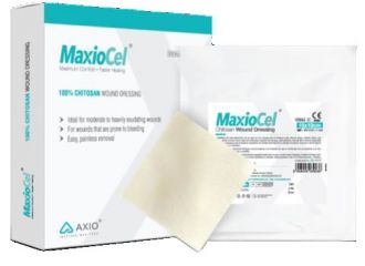 Medicazione in fibre gelificanti in chitosano maxiocel 2,5x30 cm 10 pezzi