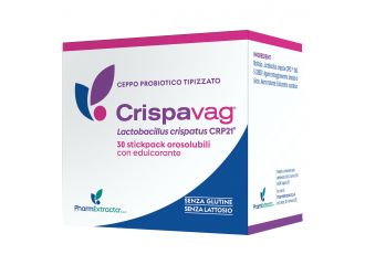 Crispavag 30 stick 1,2 g con edulcorante senza glutine senza lattosio