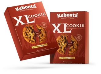Kebonta' cookie xl cuor di nocciola 4x50 g