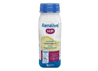 Renalive hp gusto yogurt al limone 4 flaconi da 200 ml senza glutine