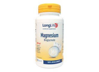 Longlife magnesium bisglycinate 90 tavolette divisibili senza glutine