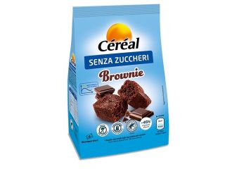 Cereal brownie senza zucchero 6 pezzi 25 g naturalmente senza lattosio