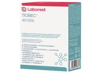 Tiobec 40 compresse nuova formulazione senza glutine senza lattosio