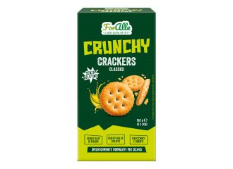 Foralle crunchy crackers classici 5 bustine x 30 g senza olio di palma, gusto dolce salato
