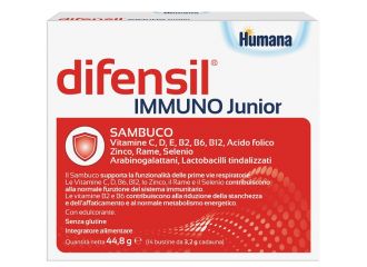 Difensil immuno junior 14 bustine da 3,2 g con edulcorante senza glutine