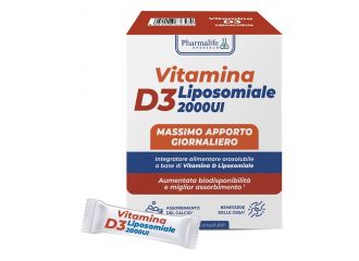 Vitamina d3 liposomiale 30 stick orosolubili 1,5 g senza glutine naturalmente privo di lattosio