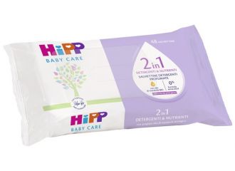 Hipp salviettine 2 in 1 detergenti&nutrienti 48 pezzi