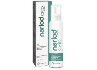 Narlod crio mousse con arnica artiglio del diavolo ananas escina e mentolo 150 ml