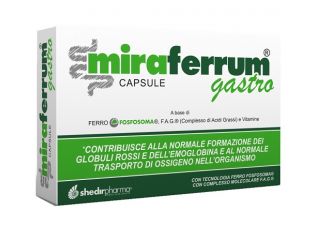 Miraferrum gastro 30 capsule senza glutine naturalmente privo di lattosio