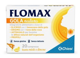 Flomax gola natura miele limone 20 compresse con edulcoranti senza glutine e lattosio