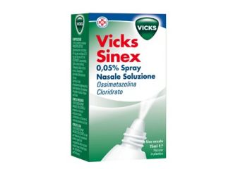 Vicks sinex 0,05% spray nasale soluzione