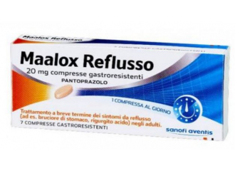Maalox reflusso 20 mg compresse gastroresistenti