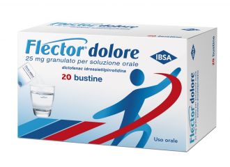 Flector dolore 25 mg granulato per soluzione orale