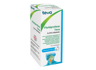 Flurbiprofene teva 0,25% 