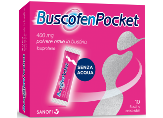 Buscofenpocket 400 mg polvere orale in bustina