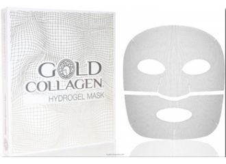 Gold collagen hydrogel mask