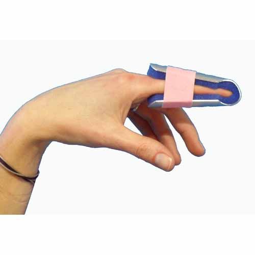 KIRZAX 10 Stecche Per Dita Ovali Protettive - In Plastica Impermeabile Per Dito A Martello, Artrosi, Supporto Articolazioni